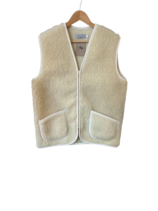Heliotique | Yoko Wool 100% Wool Gilet - Natural