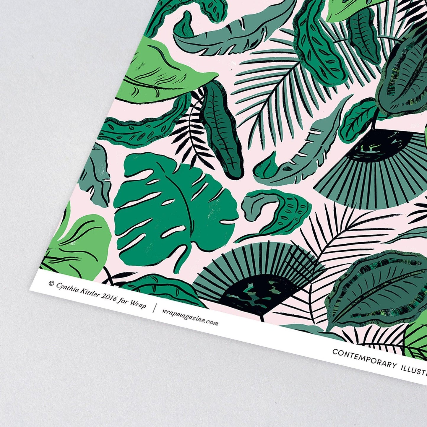 Tropical Leaves Wrapping Paper - Heliotique