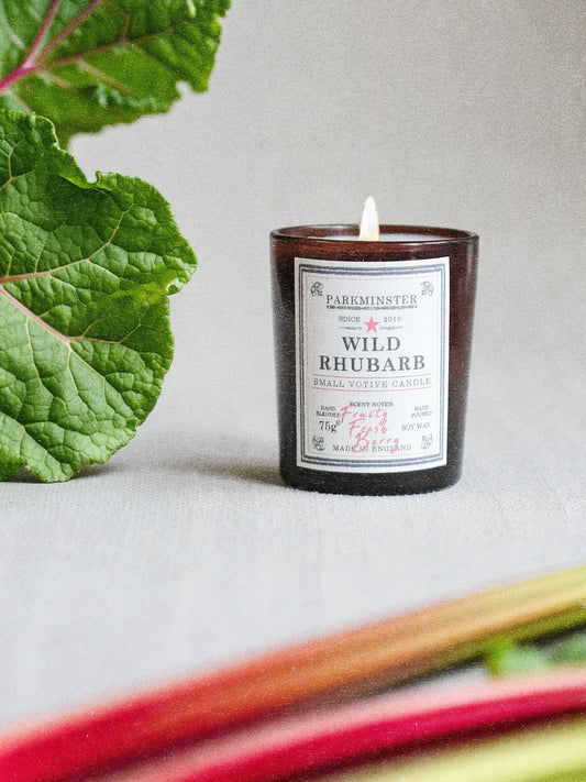 Small Votive Candle - Rhubarb