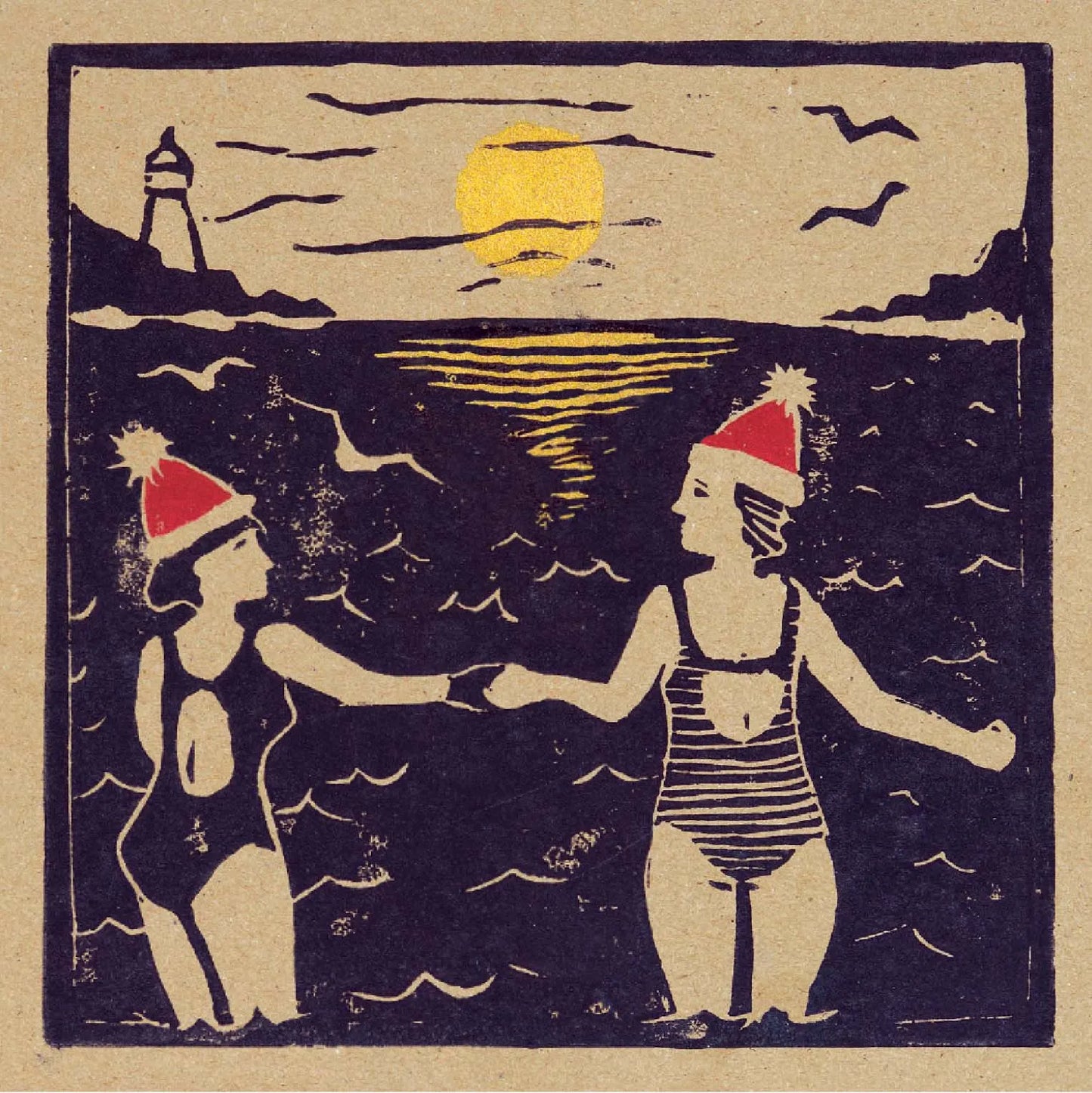 Heliotique Charity Christmas Card Pack - Wild Swimmers