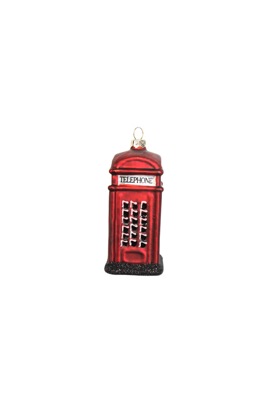 Heliotique | Gisela Graham Telephone Box Christmas Tree Decoration