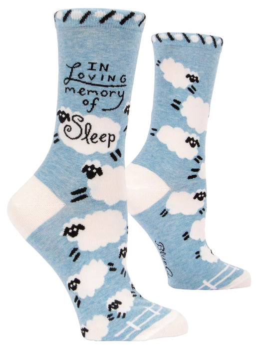 Heliotique | Blue Q Loving Memory Of Sleep Socks