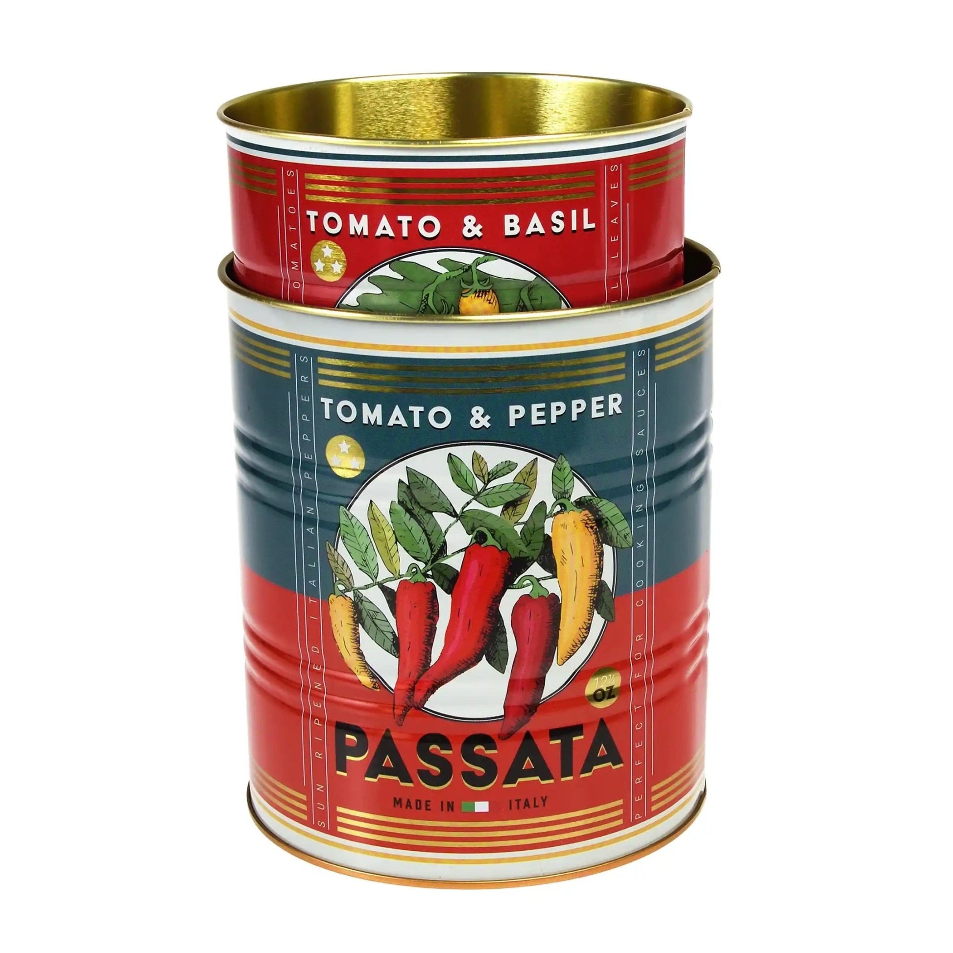 Heliotique | Rex London Italian Passata Storage Tins (Set of 2)