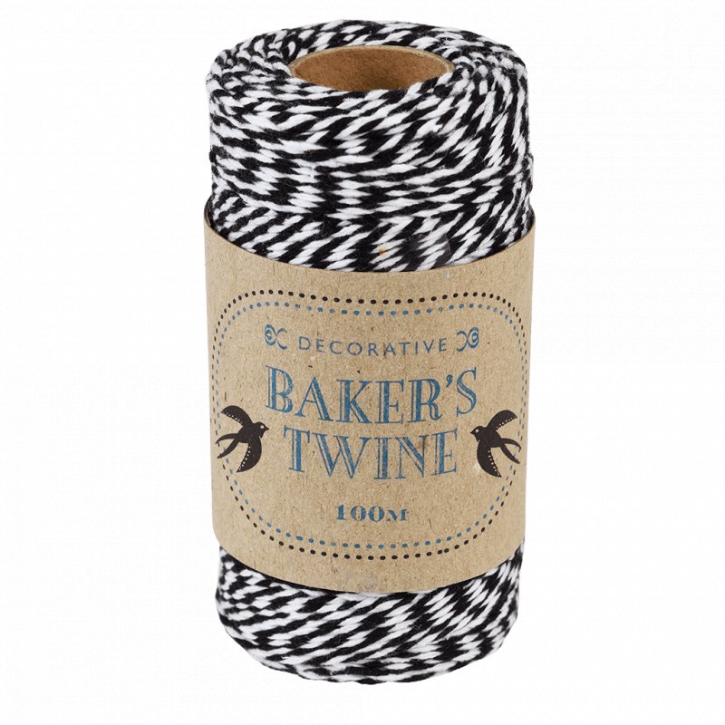 Heliotique | Rex London Bakers Twine - Black & White