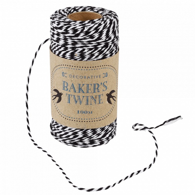 Heliotique | Rex London Bakers Twine - Black & White