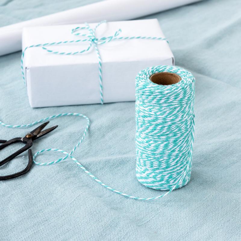 Heliotique Bakers Twine - Mint & White