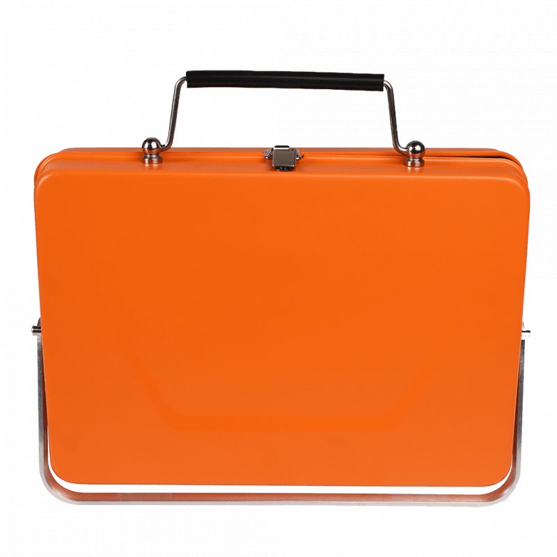 Heliotique | Rex London Portable Suitcase Bbq - Burnt Orange