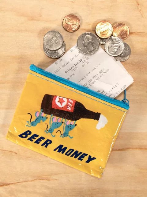 Heliotique | Blue Q Beer Money Coin Purse