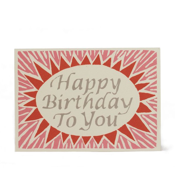 Heliotique | Cambridge Imprint Happy Birthday Card