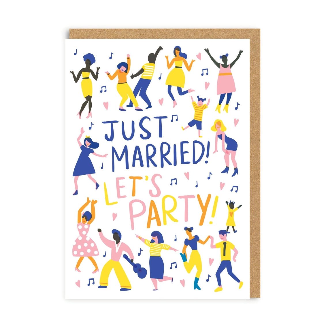 Heliotique | Ohh Deer Just Married Let's Party Card