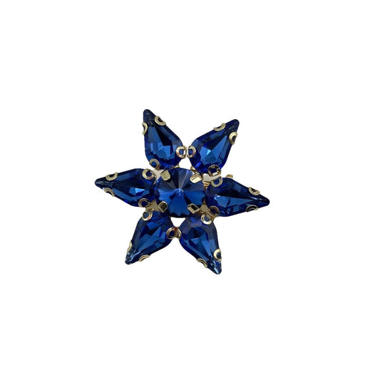 Heliotique | Sixton Sparkly Star Brooch - Sapphire