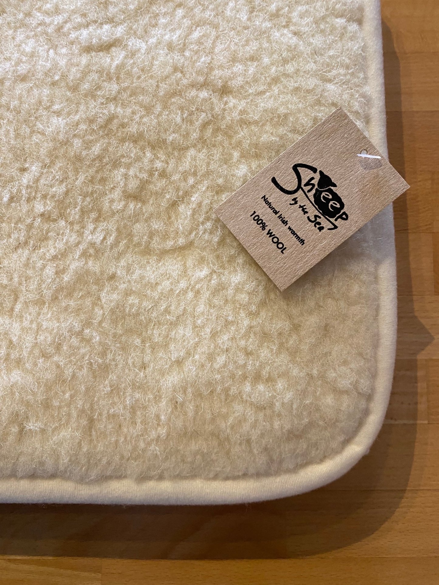 100% Wool Baby Blanket - Natural