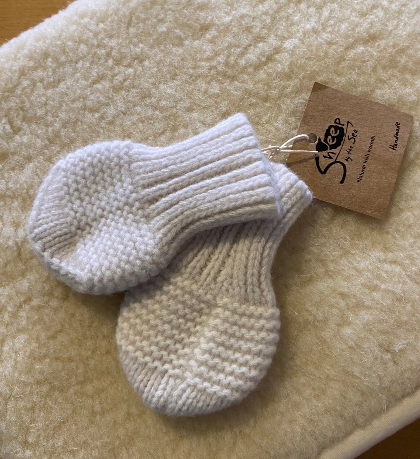 100% Wool Baby Blanket - Natural