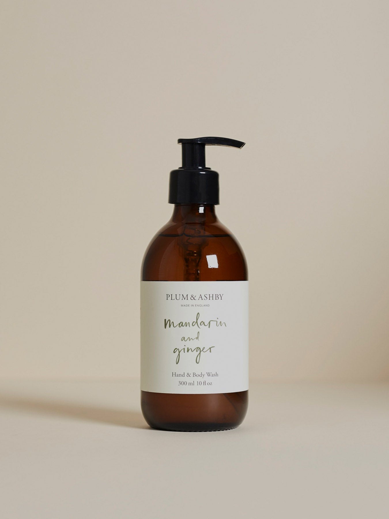 Mandarin & Ginger hand / body wash by independent brand Plum & Ashby