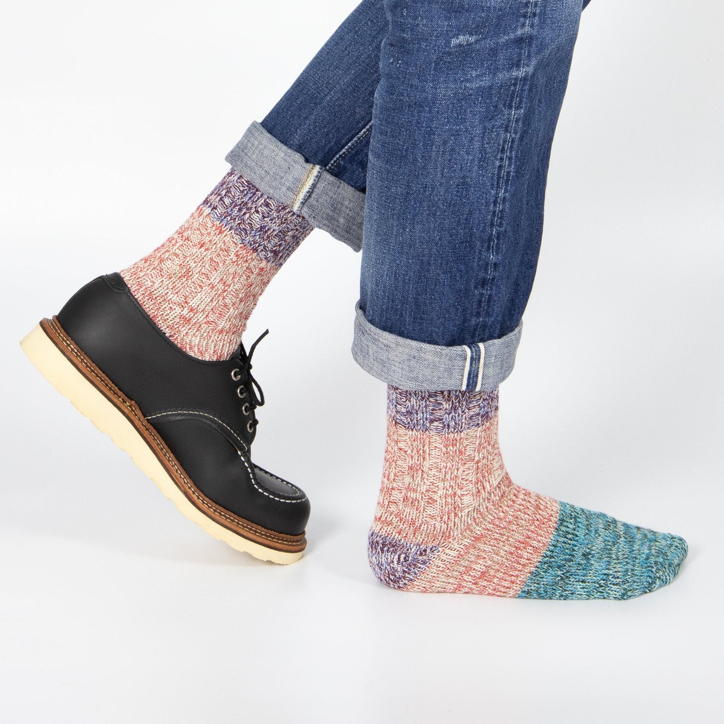 Heliotique | Thunders Love Charlie Socks - Purple & Blue