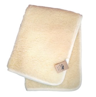 Heliotique | Yoko Wool 100% Wool Baby Blanket - Natural