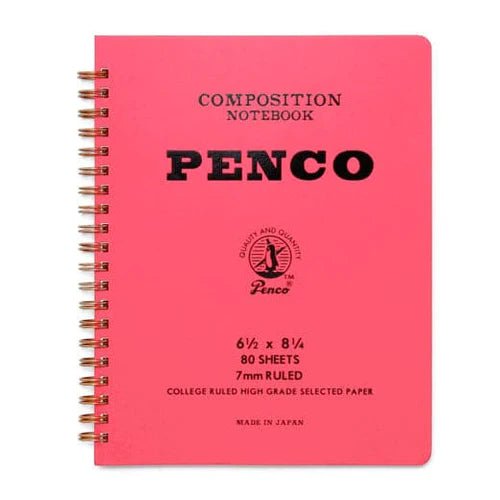 Heliotique | Hightide Penco Coil Notebook - Pink