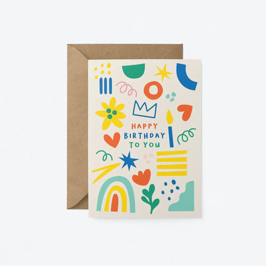 Heliotique | The Graphic Factory Birthday Doodle Card