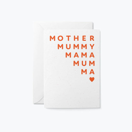 Heliotique | The Graphic Factory Mother Type Card
