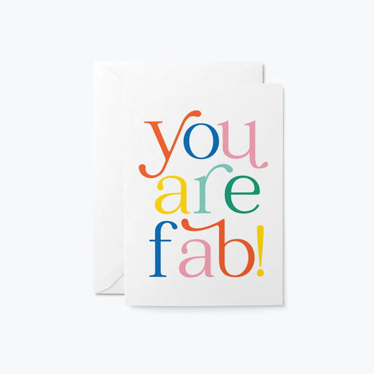 Heliotique | The Graphic Factory You Are Fab Card