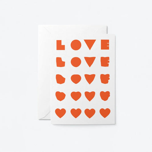 Heliotique | The Graphic Factory Love & Hearts Card