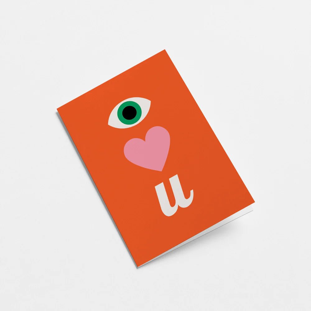 Heliotique | The Graphic Factory Eye Love U Card